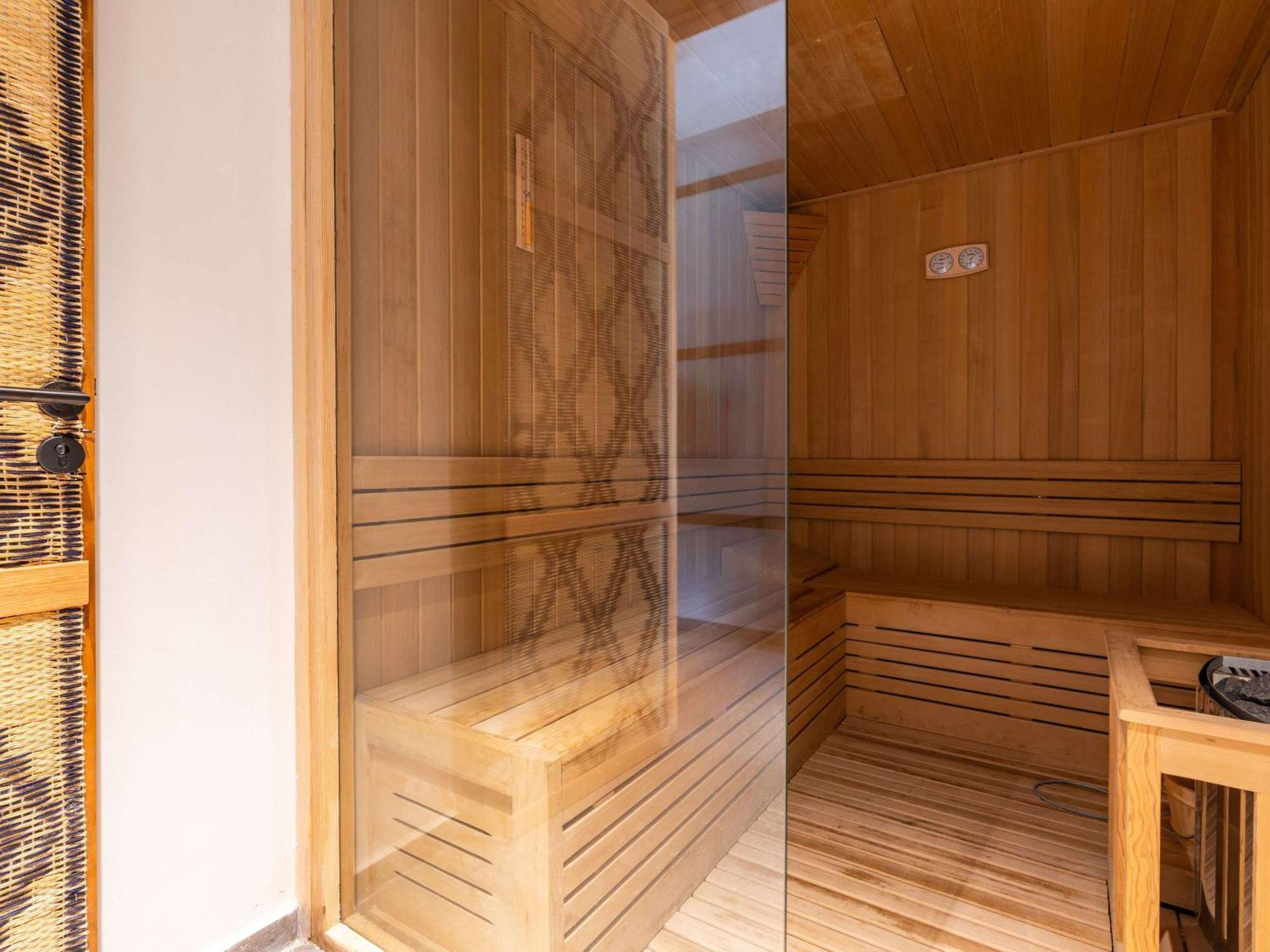 Pullman Mazagan Royal Golf & Spa Džadída Exteriér fotografie A Finnish sauna